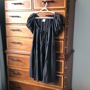 Medium,fun summer dress or cover-up. Peasant neckline